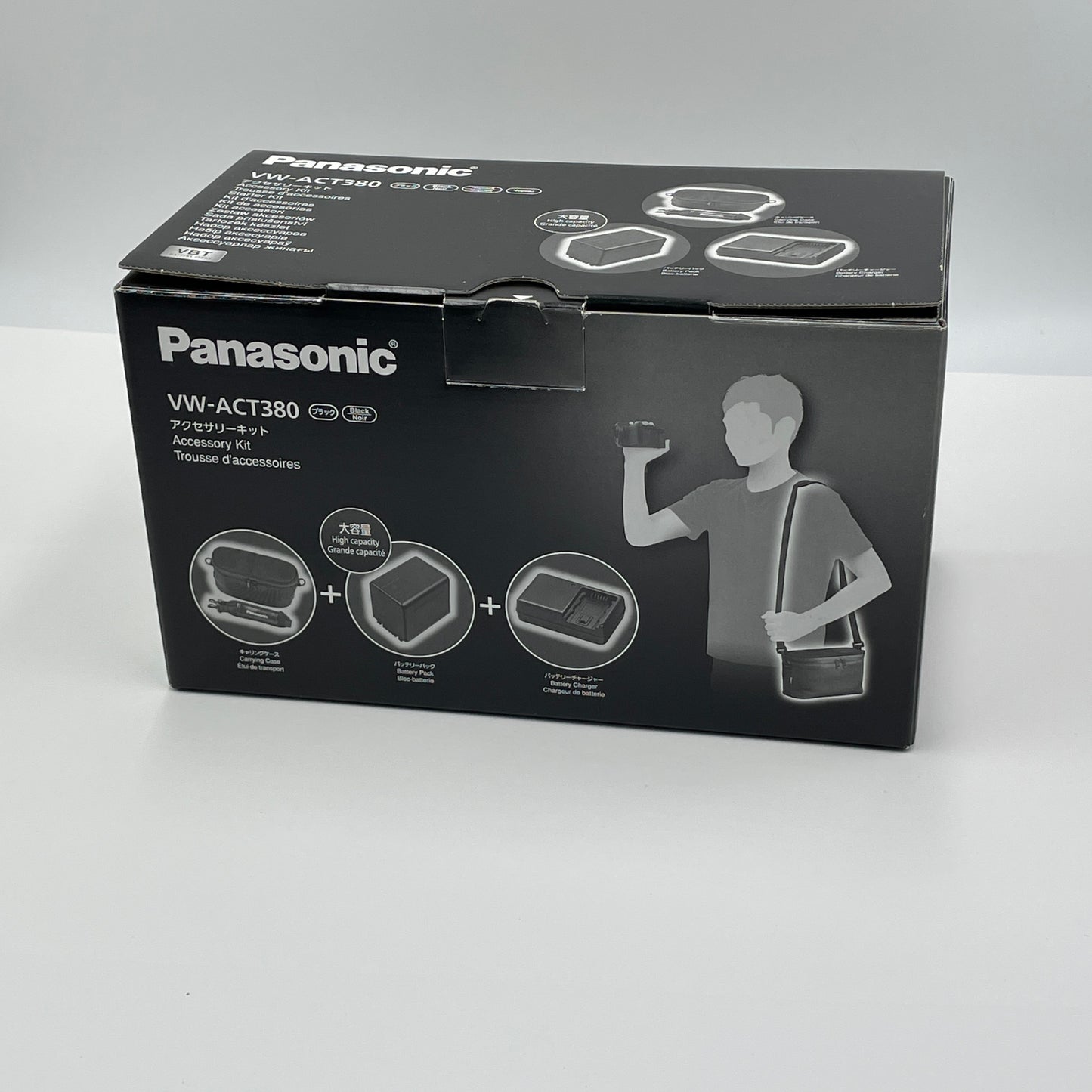 美品 Panasonic ビデオカメラ用アクセサリーキット VW-ACT380 付属品完備【C4865-80】