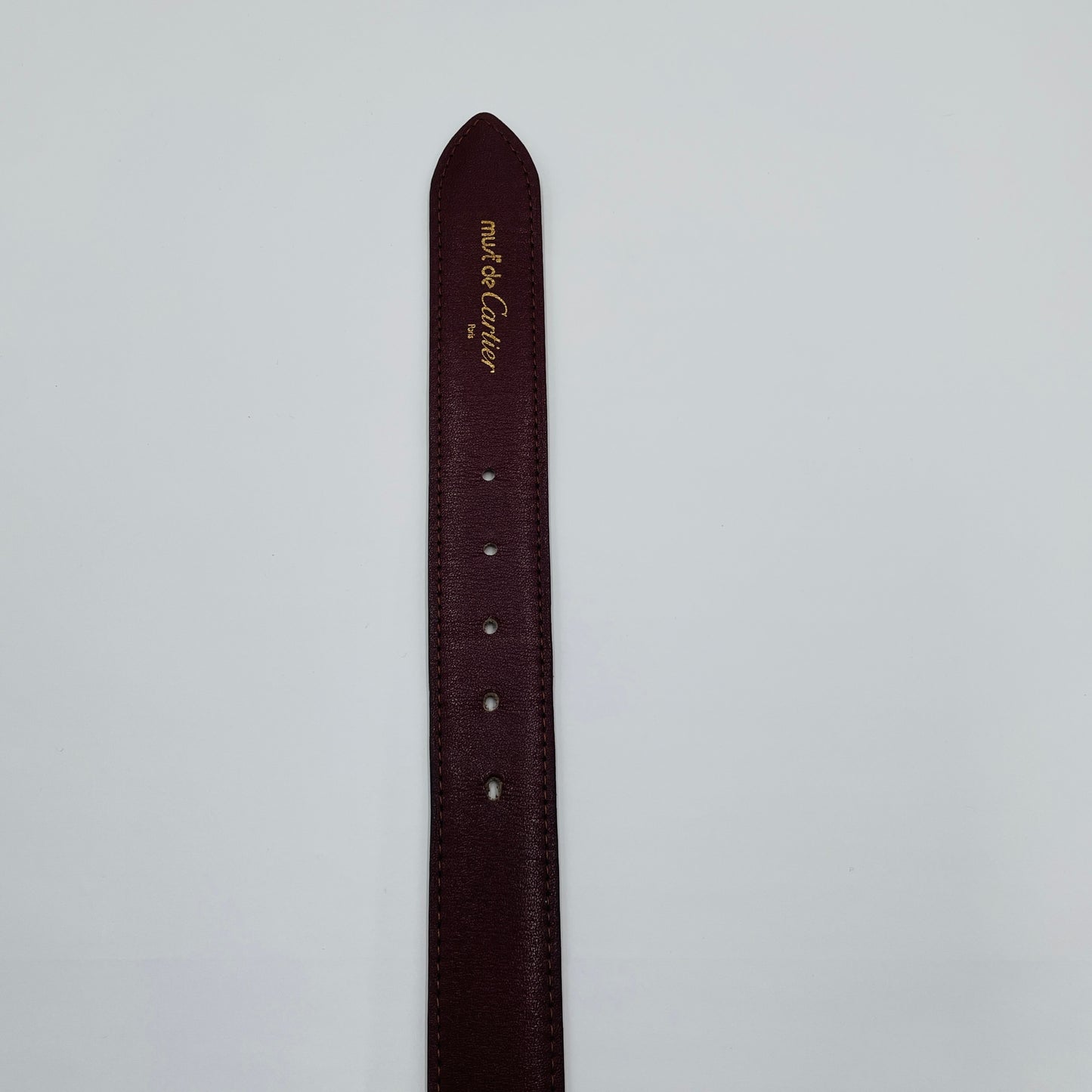 カルティエ マストドゥカルティエ レザー ゴールド金具 ベルト 【C3703-C】