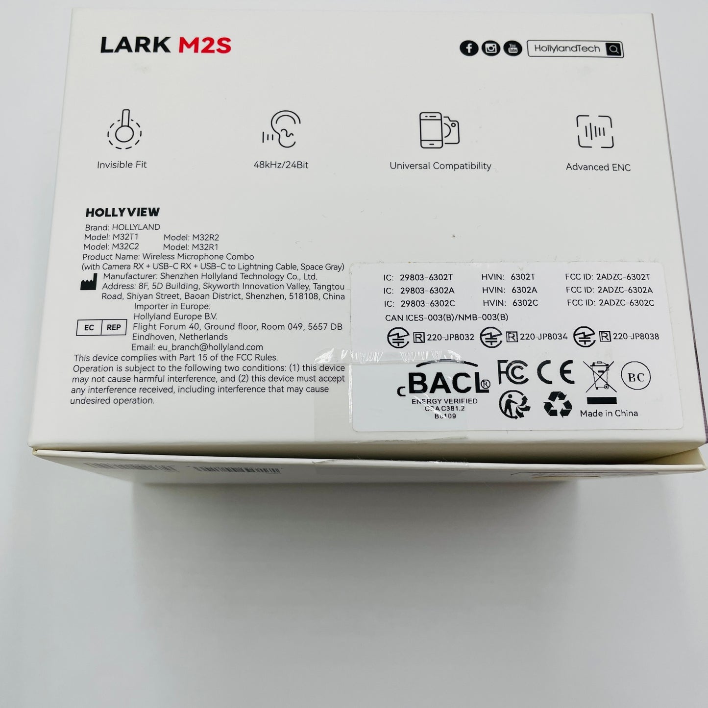 HOLLYLAND LARK M2S ワイヤレスマイク【C4359-60】