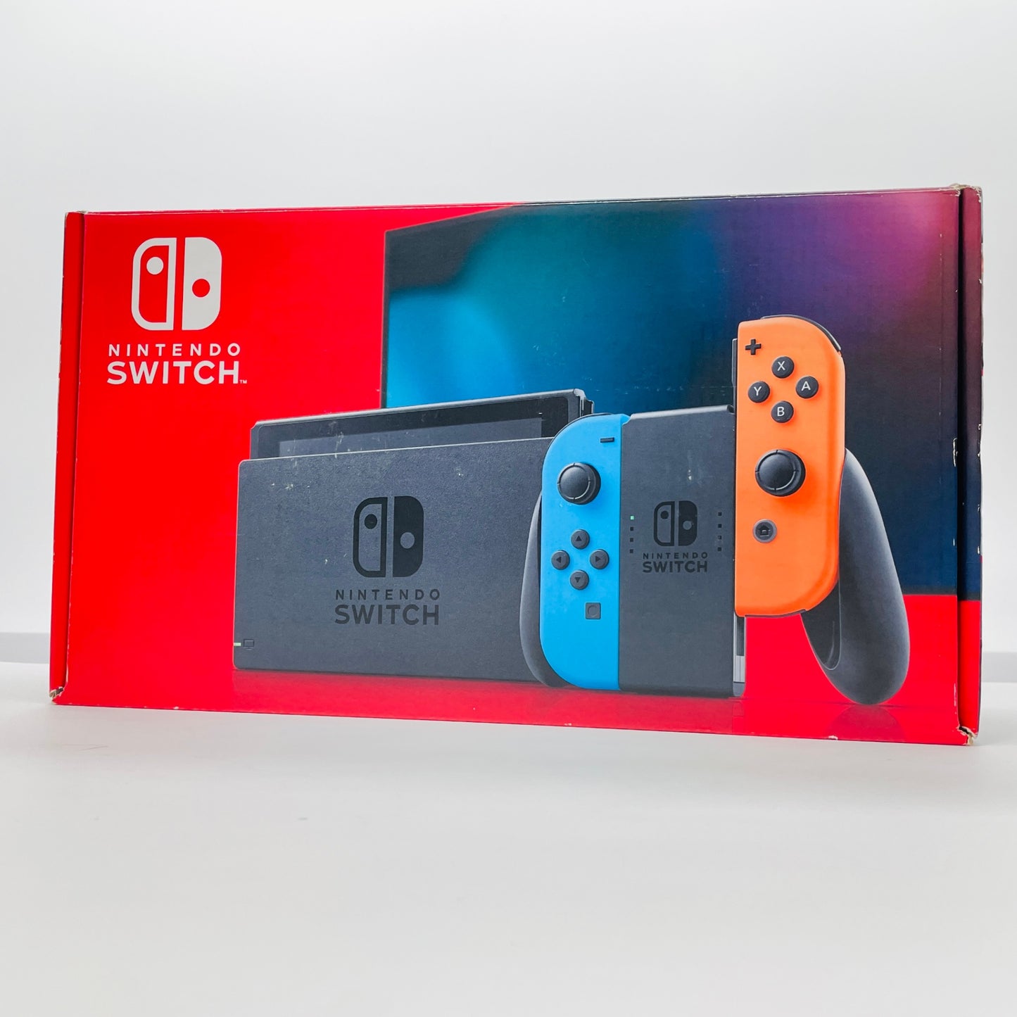 美品 Nintendo Switch 本体 Joy-Con(L) ネオンブルー/(R) ネオンレッド 任天堂 HAD-S-KABAA 【C4446-100】
