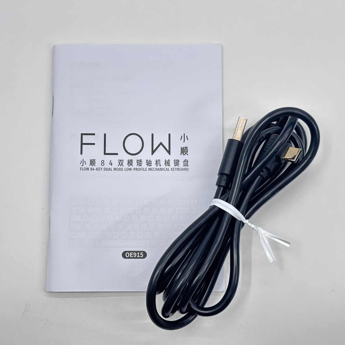美品 Lofree Flow 84キー ロープロファイル メカニカルキーボード OE915【C8382-80】