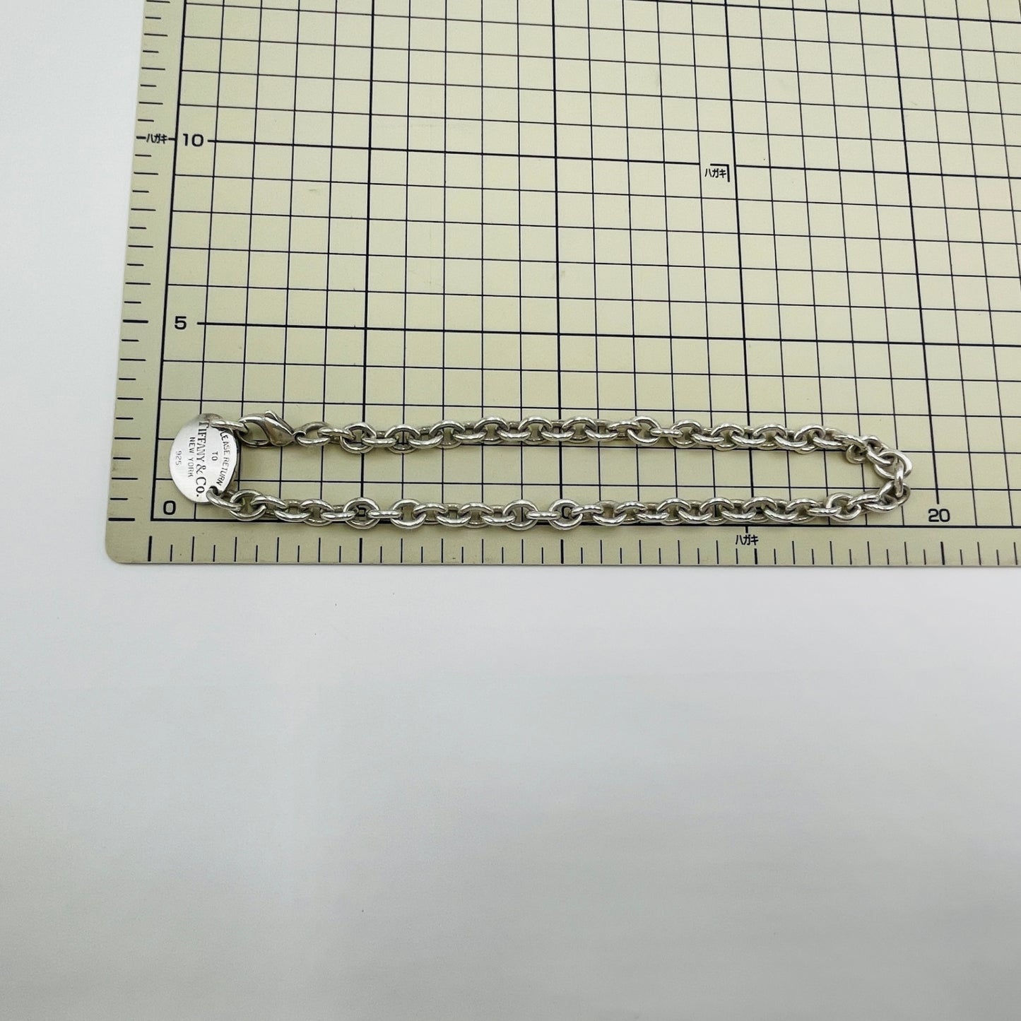 ティファニー リターントゥティファニー オーバルタグ ネックレス 全長約39cm 【C4594-C】