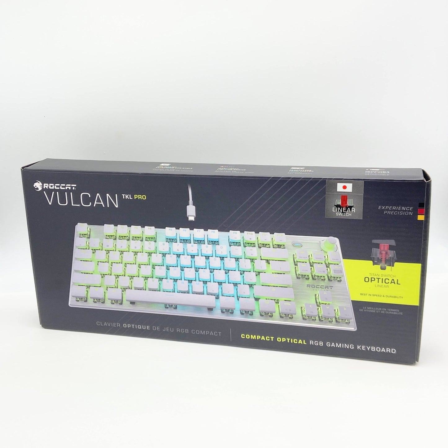 ROCCAT VULCAN TKL PRO ROC-12-647 ゲーミングキーボード 赤軸 【C5987-80】