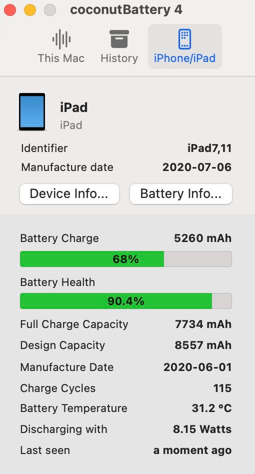 iPad 第7世代 32GB MW742J/A A2197 Wi-Fiモデル スペースグレイ バッテリー最大容量90%【C6269-60】