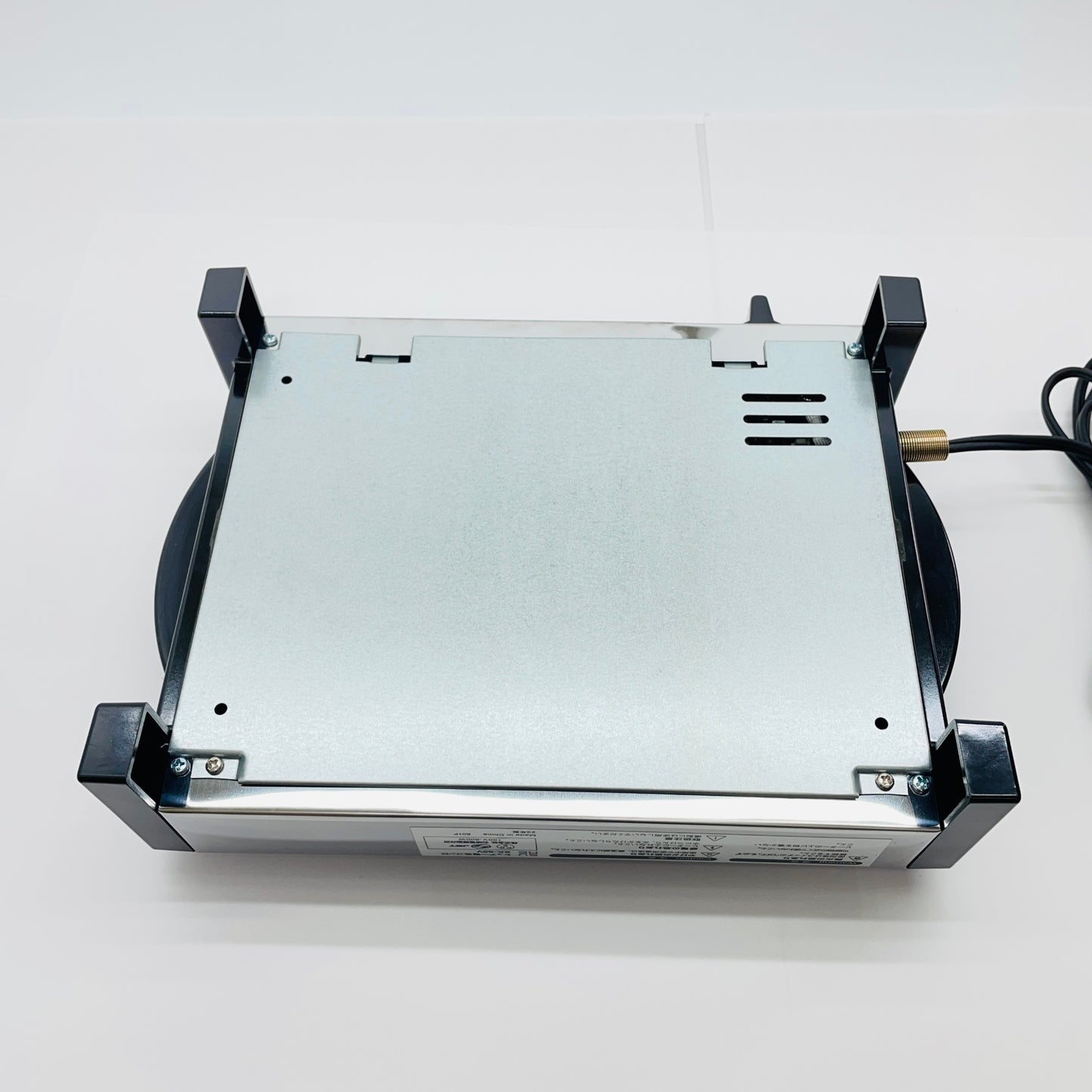 石崎電機 製作所 電気コンロ ステンレス鋼 SK-65V シルバー 【C3912-80】