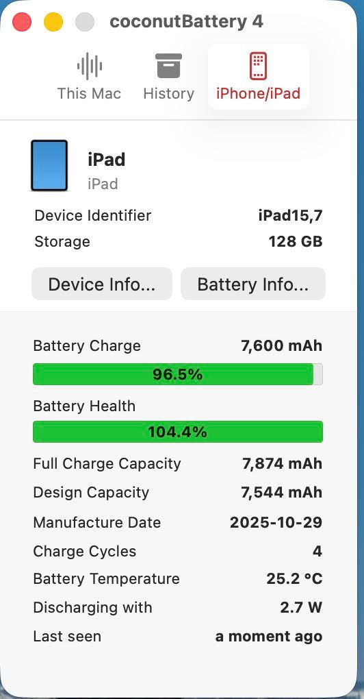 新品同様 美品 iPad11 10.9インチ Wi-Fi 128GB MD3Y4J/A シルバー バッテリー最大容量100%【C7206-60】