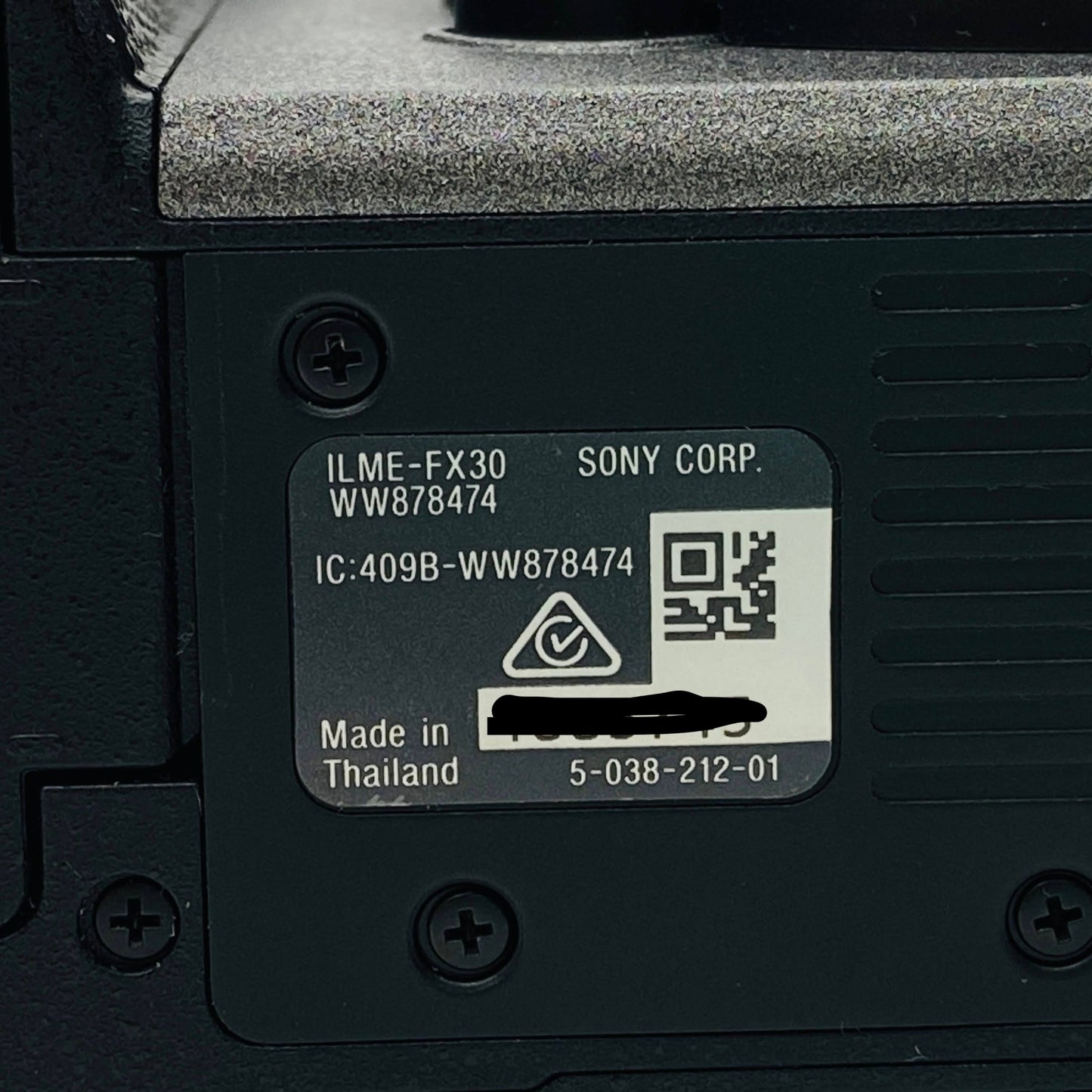 SONY Cinema LINE FX30 ILME-FX30B ボディ【C4447-60】