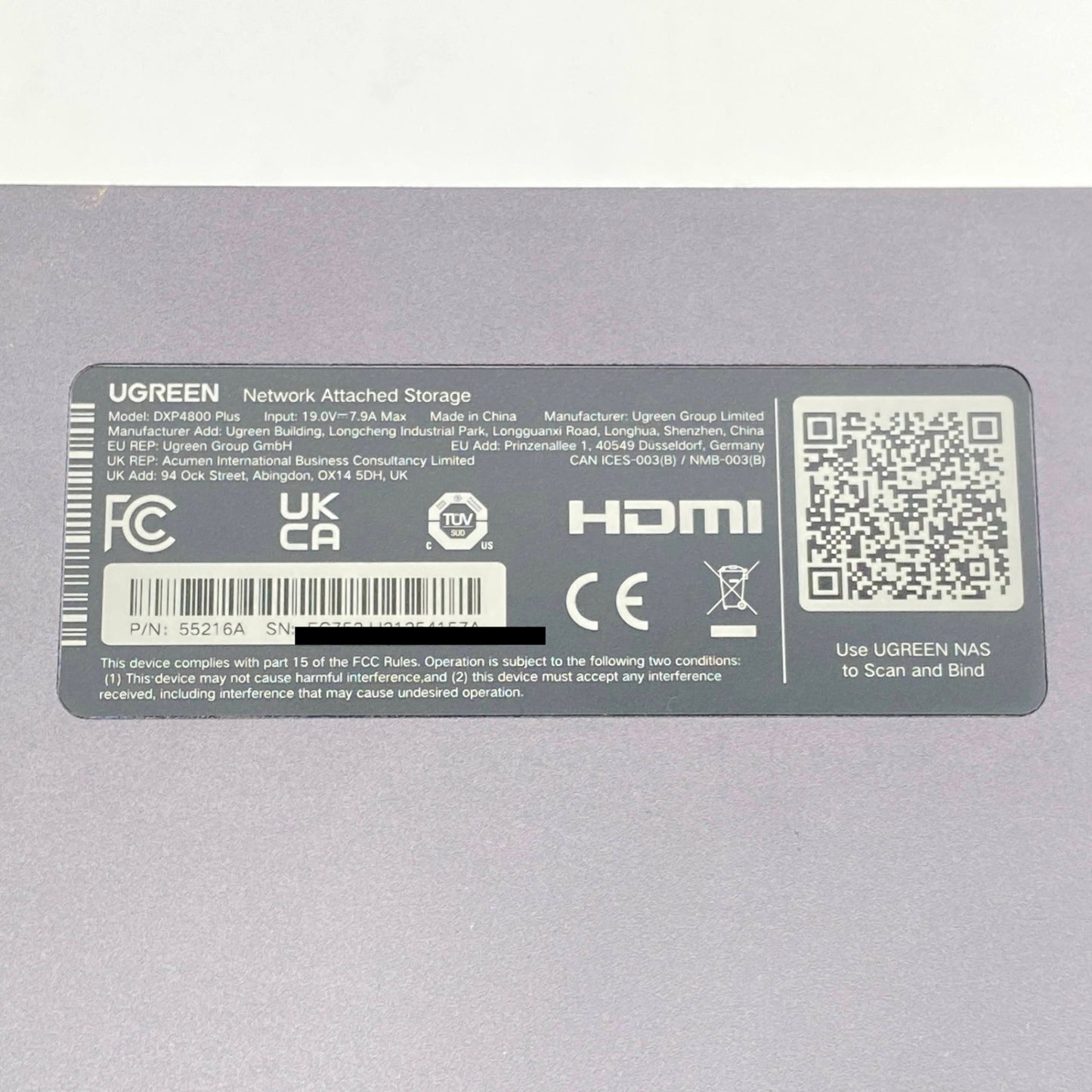 UGREEN NAS DXP4800 PLUS【C7172-100】