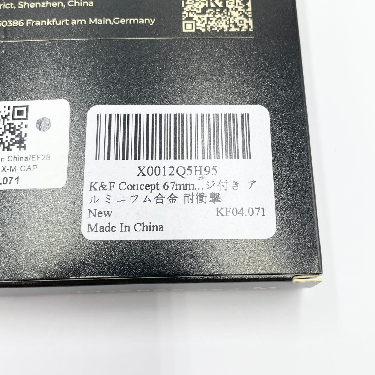美品 K&F CONCEPT 67mm マグネットレンズキャップ 付属品完備【C7563-C】