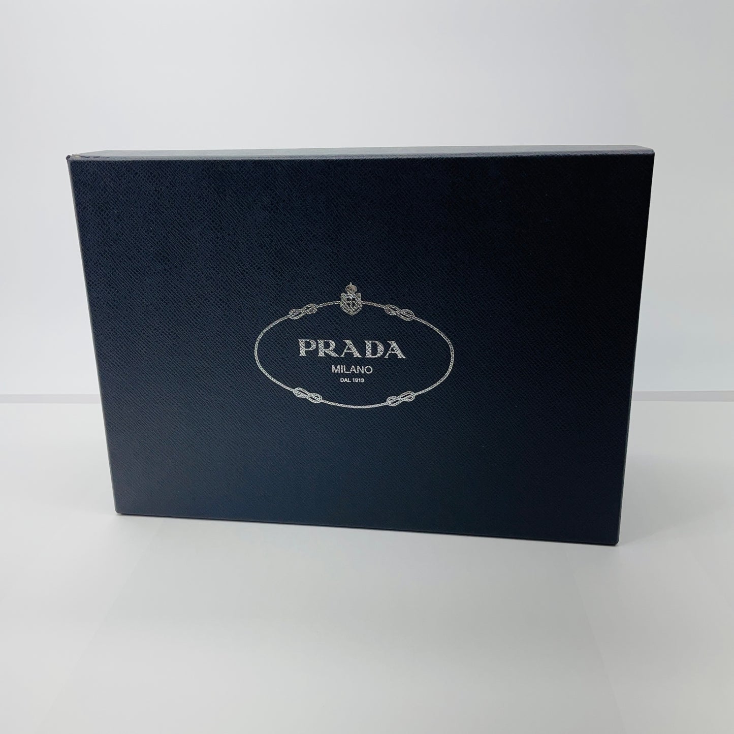 美品 PRADA プラダ ローファー モノリス ブラッシュドレザー サイズ:7.5(26.5cm相当)【C4597-100】