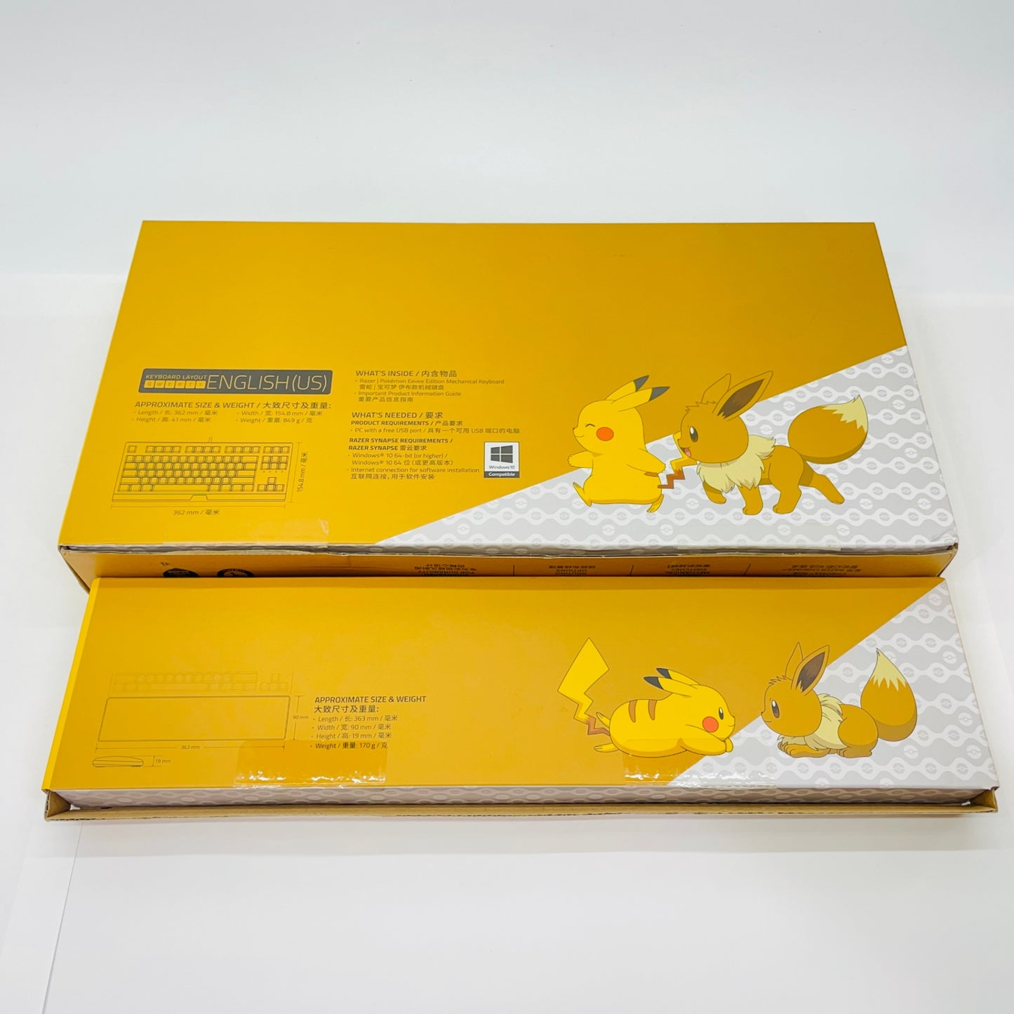 未使用 Razer Blackwidow V3 ポケモンイーブイver パームレスト付き【C4828-100】