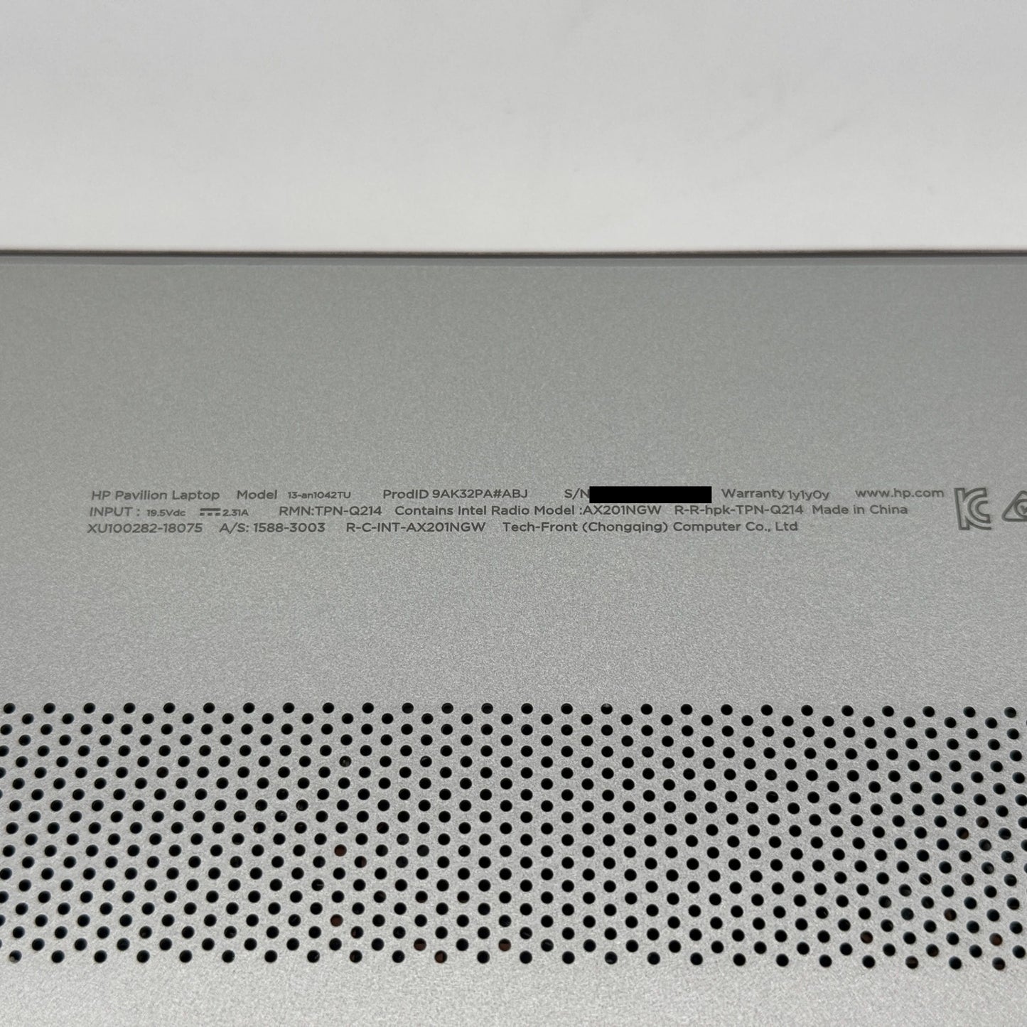 HP Pavilion 13-an1042TU Core i5-1035G1 1GHz 8GB SSD256GB Windows11Home 13インチ バッテリー最大容量100% 【C7636-80】