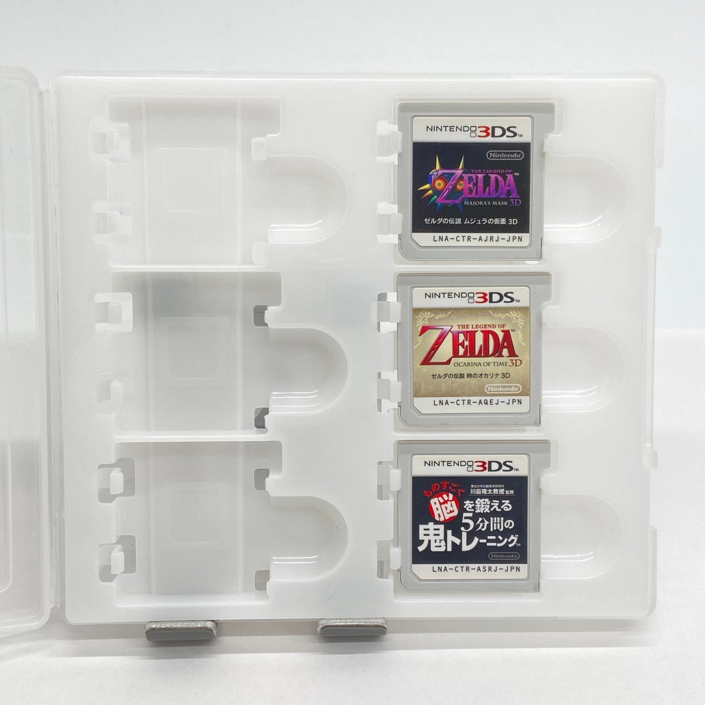 3DS ソフト ゼルダの伝説 ムジュラの仮面 時のオカリナ ものすごく脳を鍛える5分間の鬼トレーニング 3点 【C6859-N】