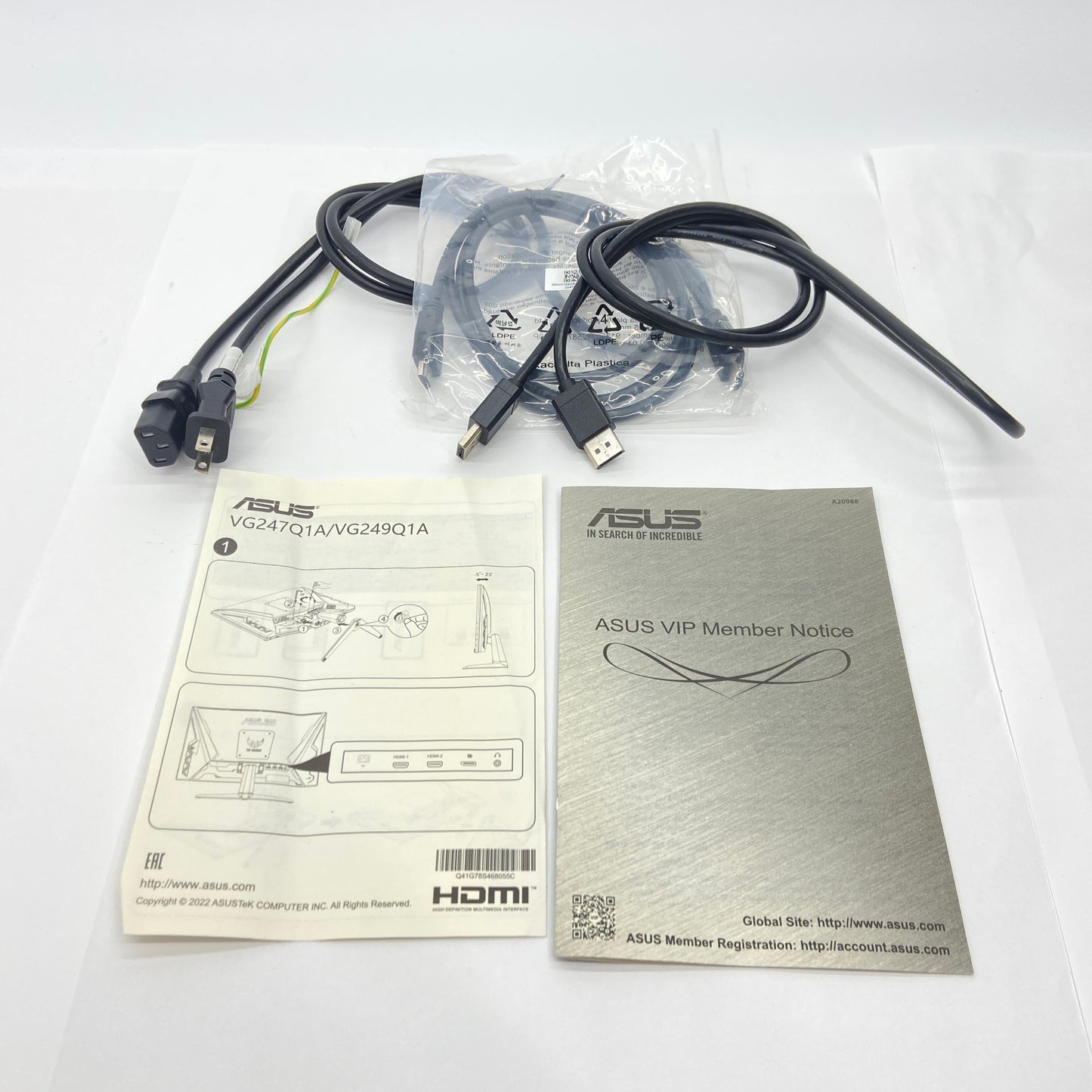 美品 ASUS ゲーミングモニター 23.8インチ VG249Q1A 【C5017-120】