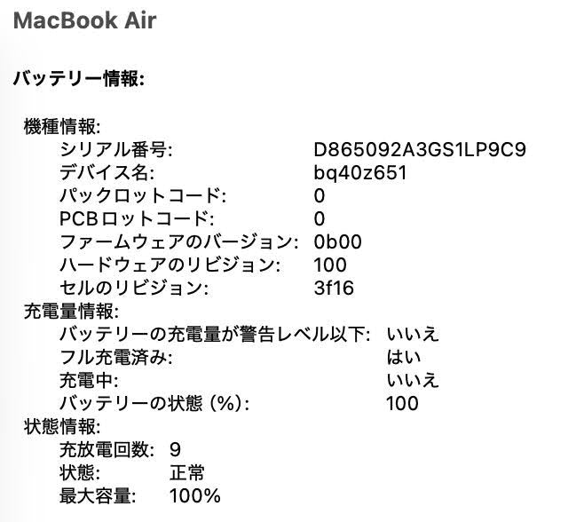 Apple MacBook Air 15インチ M4(10コアCPU/10コアGPU) 16GB 256GB スカイブルー MC7A4J/A バッテリー最大容量100% 【C7873-80】