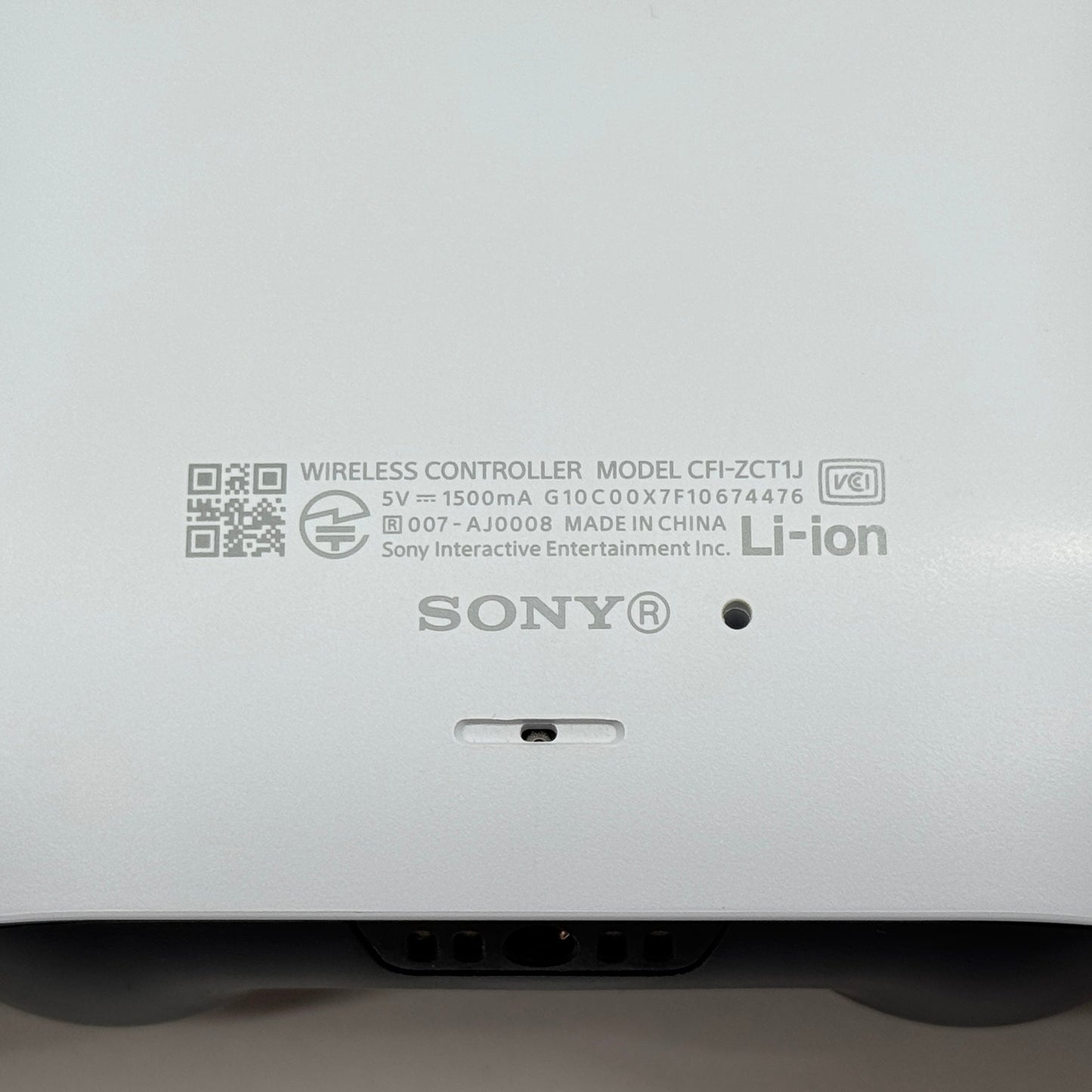 PS5 DualSense ワイヤレスコントローラー CFI-ZCT1J ホワイト【C6494-60】