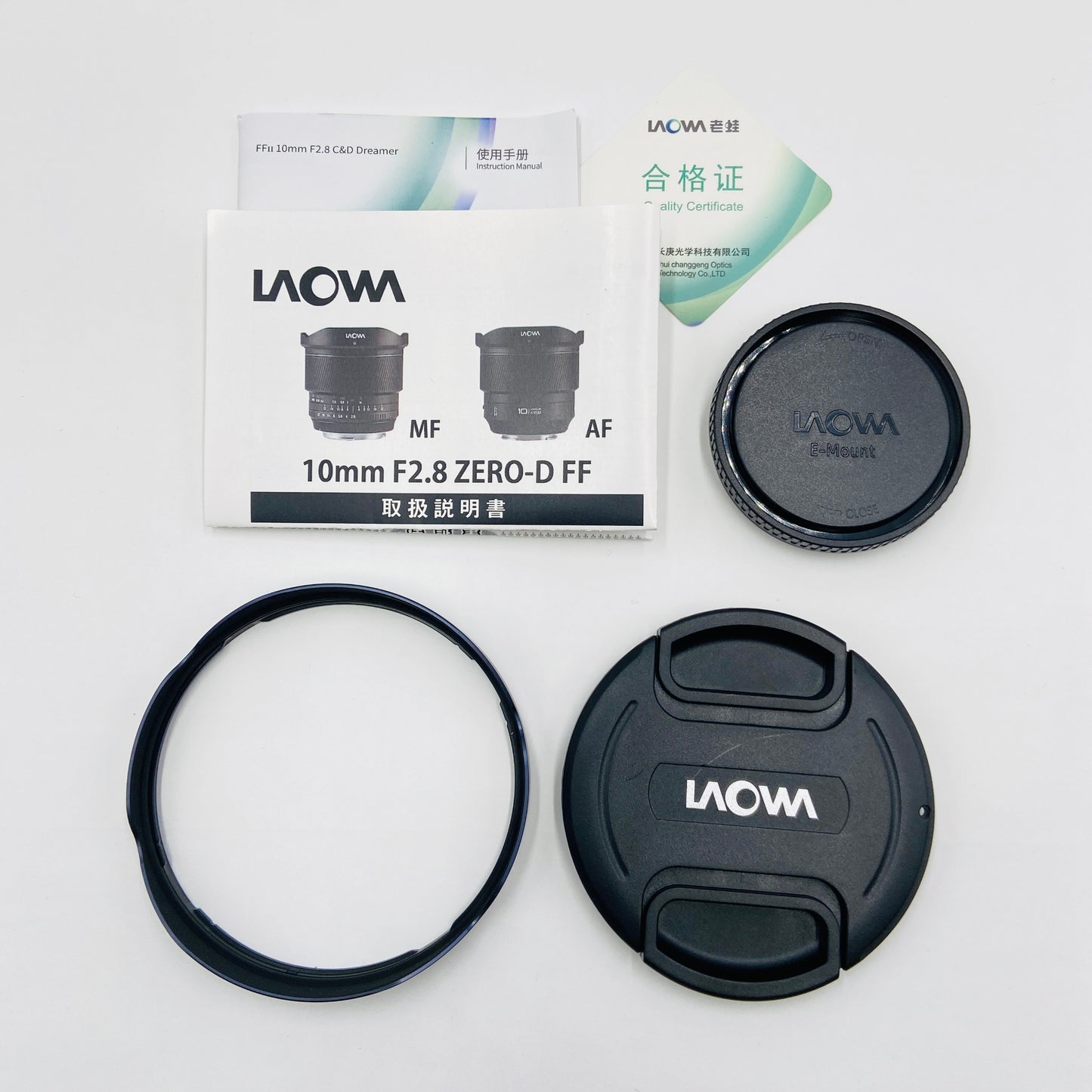 美品 LAOWA 10mm F2.8 ZERO-D FF FEマウント 箱あり 【C4153-80】