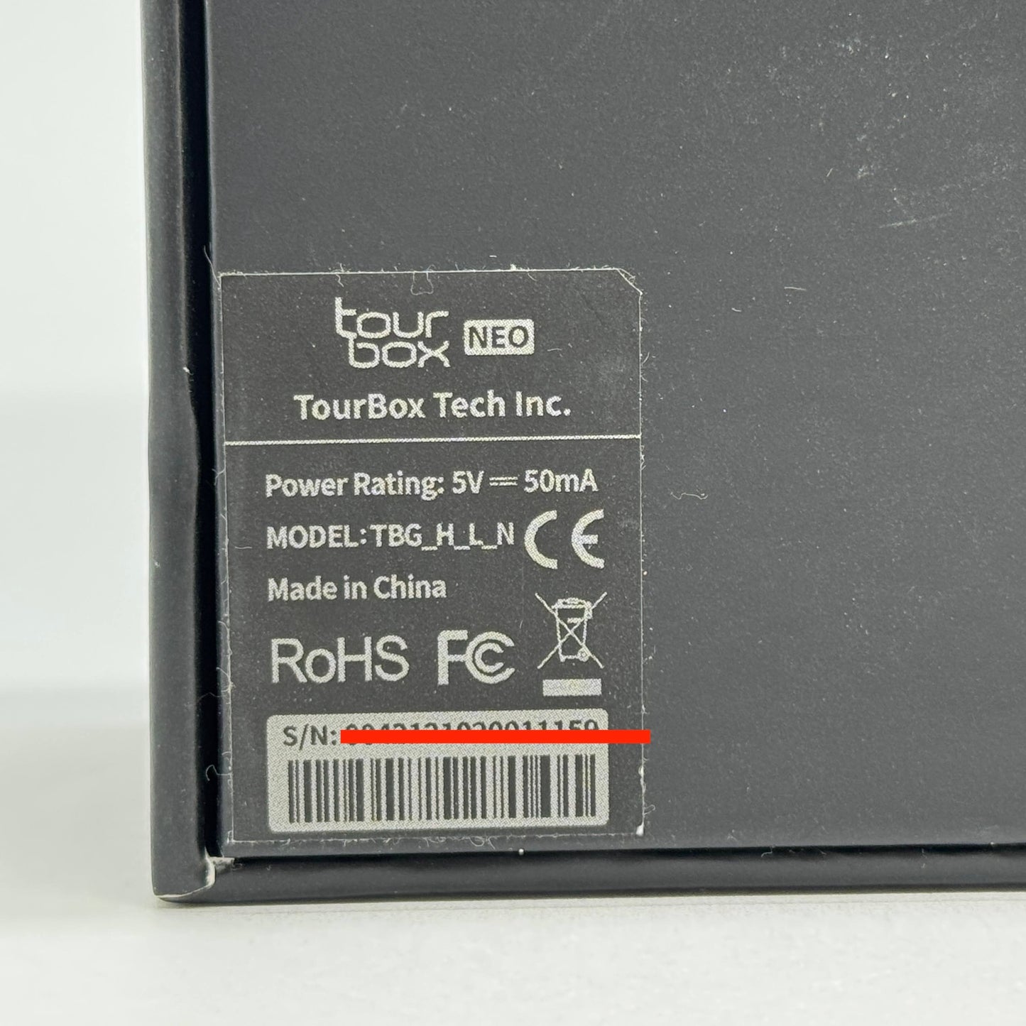 TourBox Neo TBG-H-L-N 左手デバイス ソフトコントローラー 元箱・付属品あり【C7474-60】