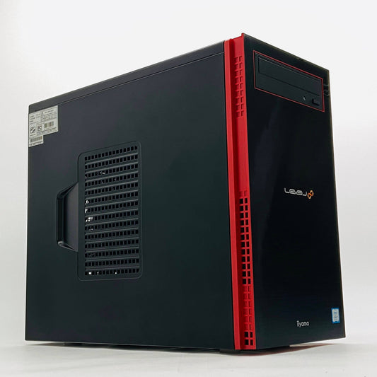 iiyama デスクトップゲーミングPC LEVEL-M0B6 i7-8700 16GB SSD512GB GTX1660Ti Windows11Home Wi-Fi非搭載【C6318-140】