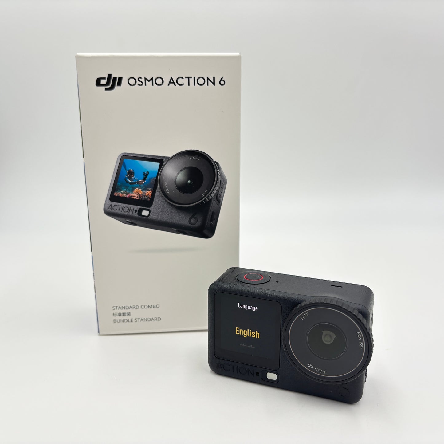美品 DJI OSMO ACTION 6 スタンダードコンボ 付属品完備+純正バッテリー【C7705-60】