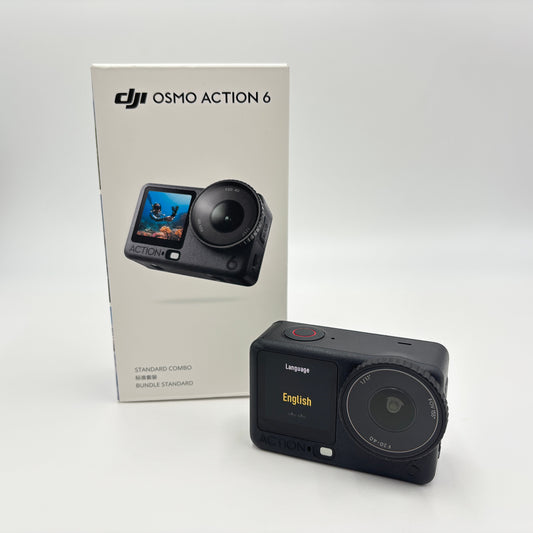 美品 DJI OSMO ACTION 6 スタンダードコンボ 付属品完備+純正バッテリー【C7705-60】