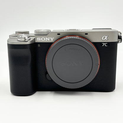 美品 Sony α7c ILCE-7C シルバー ボディ【C6038-80】