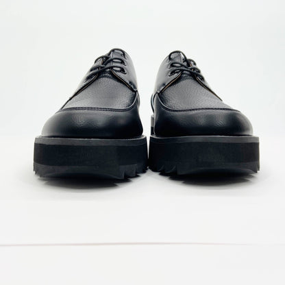 未使用 WYM LIDNM SHARK SOLE COMBINATION SHOES 箱付き サイズ：L ブラック【C5805-100】　size:L(27.5cm〜28cm)