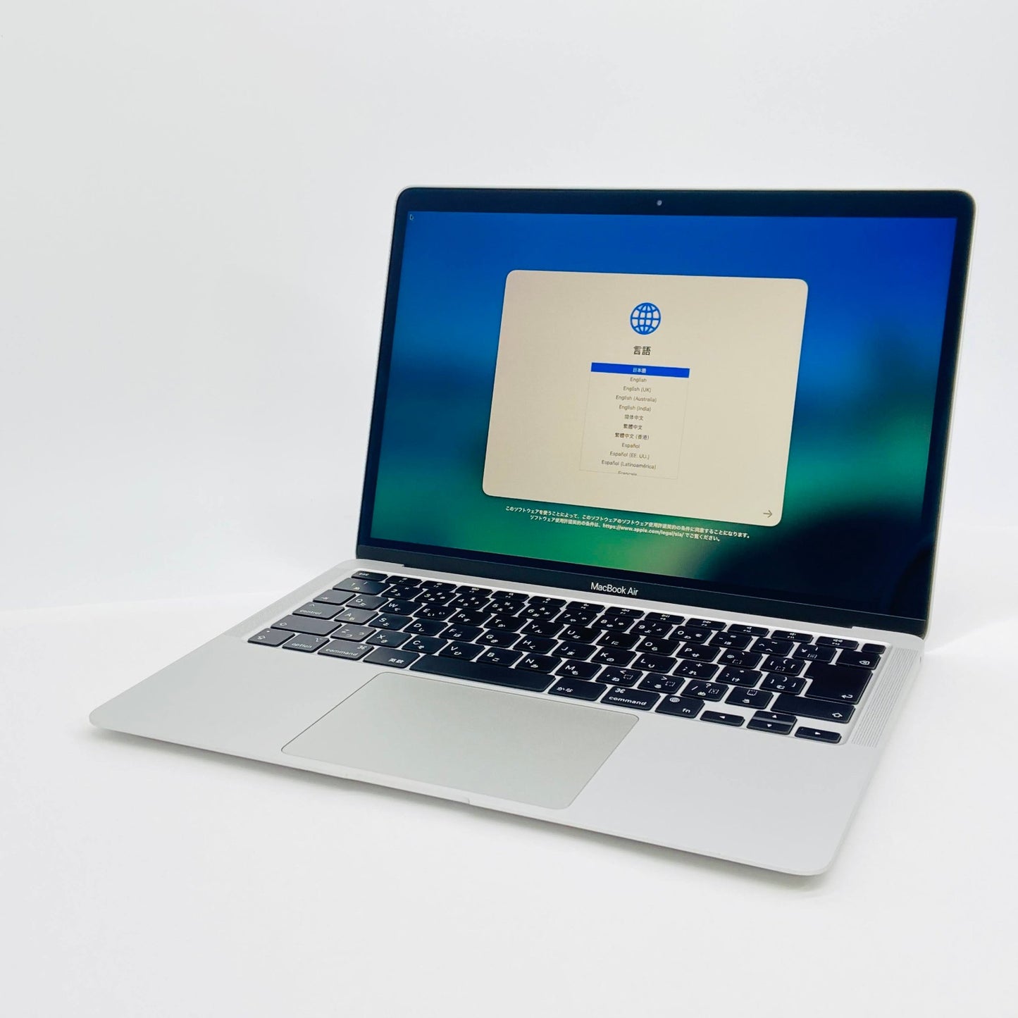 MacBook Air M1 2020 8コアCPU 7コアGPU 16GB 1TB シルバー バッテリー最大容量100%【C7436-80】