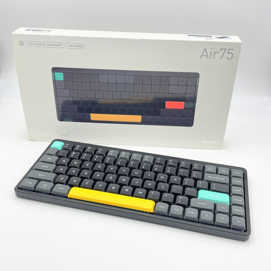 Nuphy Air75 V2 ワイヤレスメカニカルキーボード Wisteria 2.0 英語配列 元箱・付属品あり【C7329-80】
