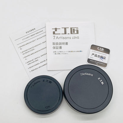 美品 7Artisans 9mm F5.6 ASPH 7A-9F56-E-B [ソニーE用] 超広角レンズ 【C7020-60】