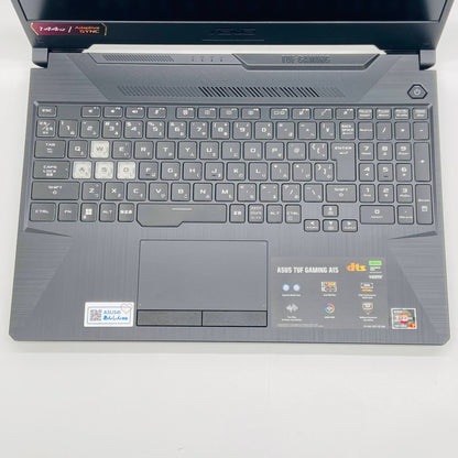 美品 TUF Gaming A15 FA506NCG Ryzen 7 7445HS 16GB 512GB SSD RTX 3050 15.6型 FA506NCG-R7R3050S [グラファイトブラック] バッテリー最大容量100%【C7911-100】