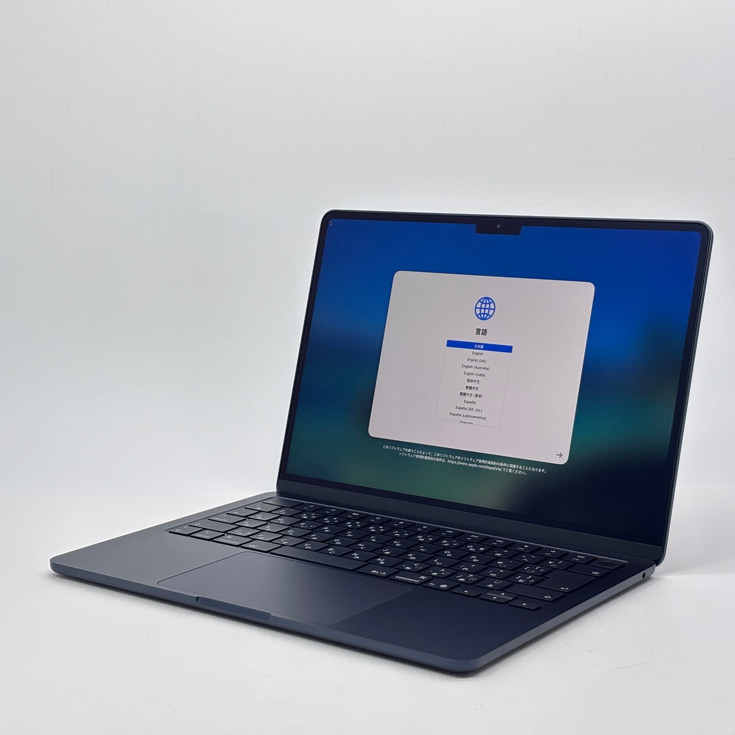 美品 MacBook Air 13インチ M5 16GB 512GB MDHE4J/A ミッドナイト バッテリー最大容量100% 限定保証あり【C8349-80】
