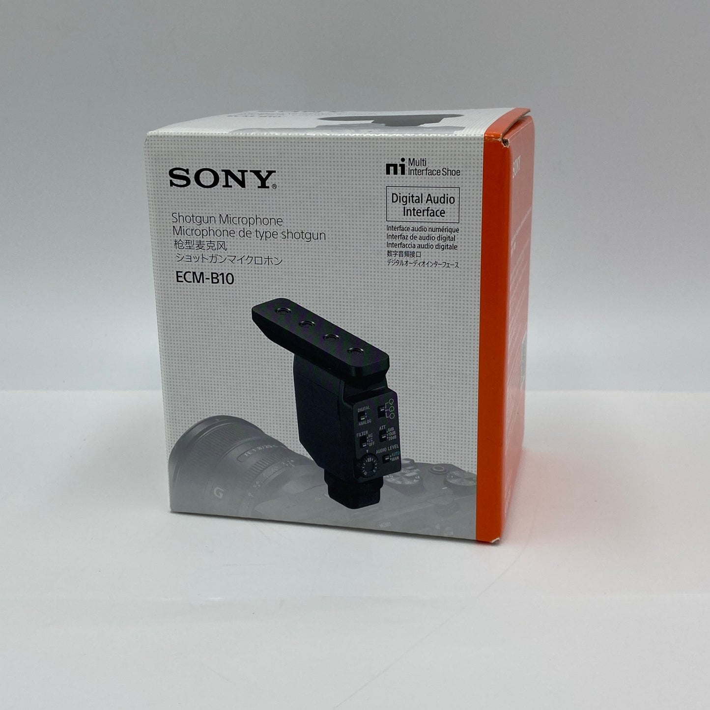 美品 SONY ECM-B10 ショットガンマイクロホン 付属品完備【C5205-60】
