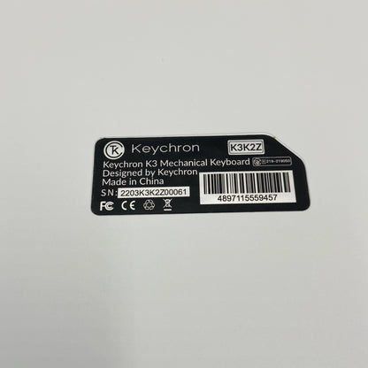 美品 Keychron K3 Non-Backlight US配列 青軸 K3K2Z	【C5988-80】