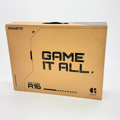 美品 GIGABYTE GAMING A16 i7 13620H 16GB RTX5060 Laptop SSD 1TB Windows11 Home バッテリー最大容量100% 付属品完備【C7821-80】