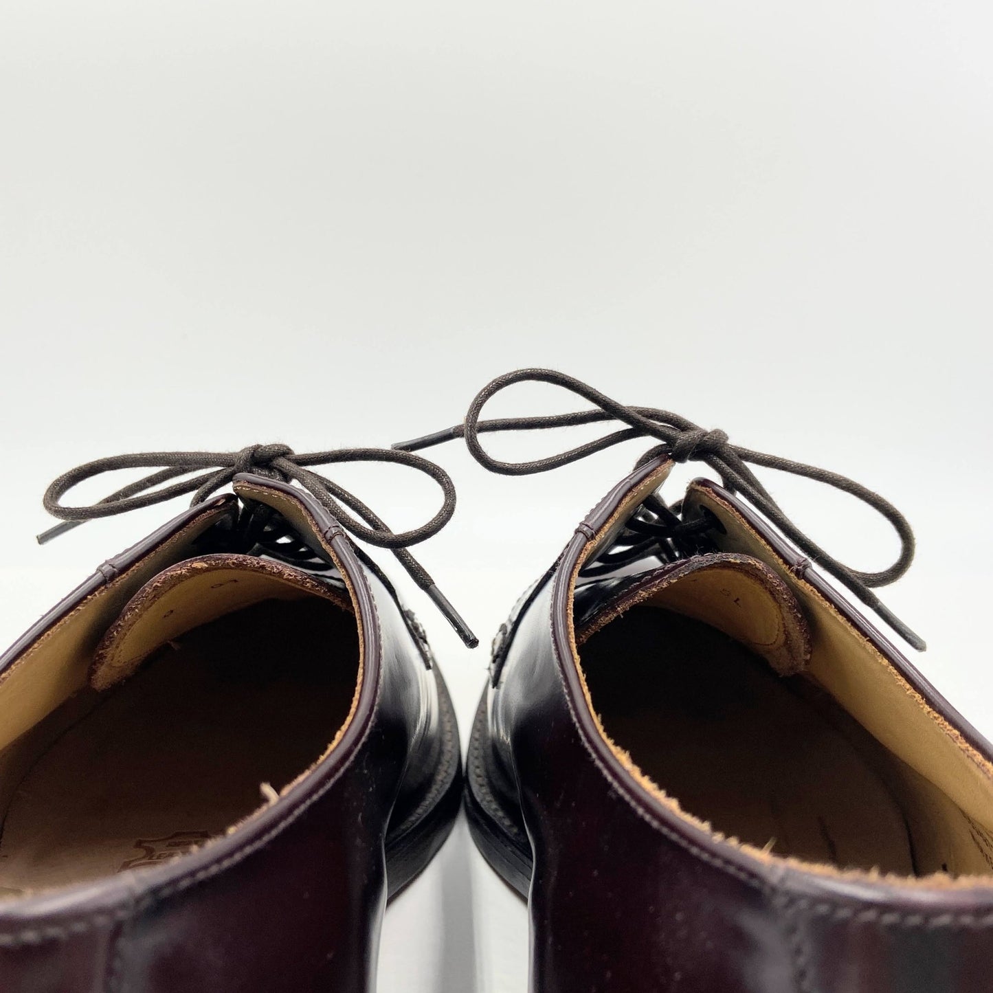未使用 Loake SHOEMAKERS ローク 英国製 ポリッシュドレザー プレーントゥ ビジネスシューズ　【C5810-80】