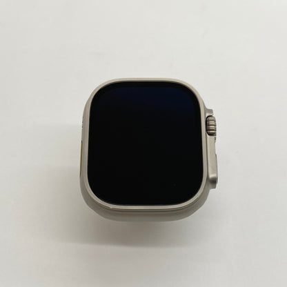 美品 Apple Watch Ultra GPS+Cellularモデル 49mm MNHH3J/A オレンジアルパインループ サイズ:S バッテリー最大容量100%【C6218-60】