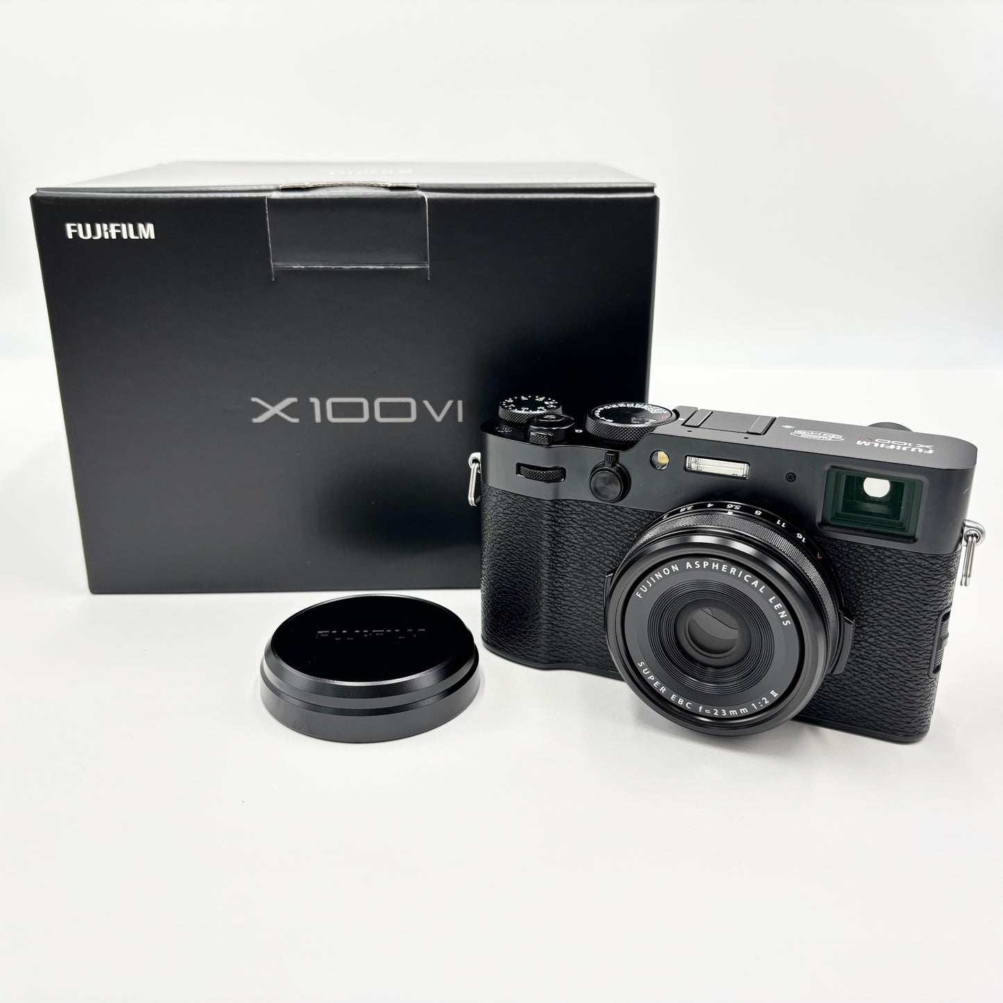 FUJIFILM X100VI ブラック シャッター回数約2,300枚 付属品完備【C5772-80】