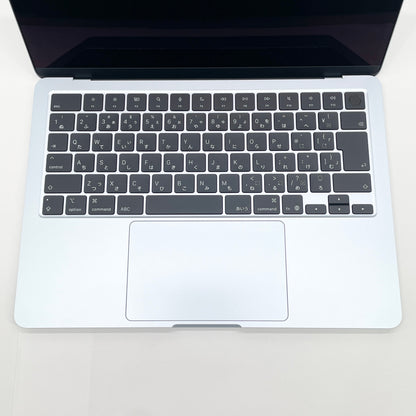 美品 Apple MacBook Air 13インチ M4 2025 16GB 256GB スカイブルー MC6T4J/A バッテリー最大容量100%【C8391-80】
