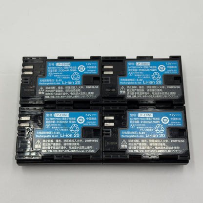 LP-E6NH Canon 純正バッテリー 4個 【C7219-C】