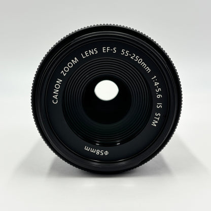 美品 Canon EF-S 55-250mm F4-5.6 IS STM【C6090-60】