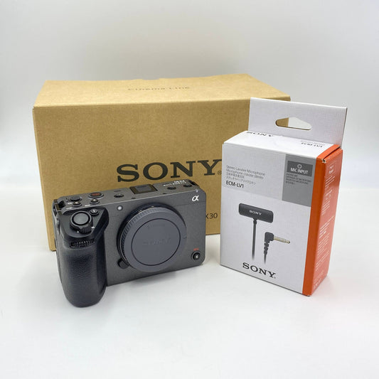 ソニー SONY FX30 ILME-FX30B ラベリアマイクロホン ECM-LV1 【C5028】