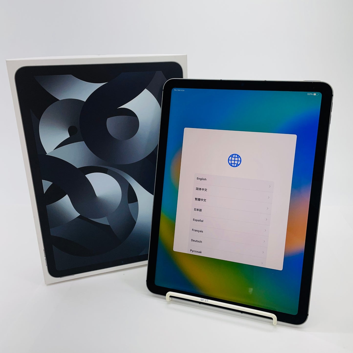 美品 Apple iPad Air 第5世代 10.9インチ 256GB MM713J/A Wi-Fi+Cellular  スペースグレイ SIMフリー【C4629-60】