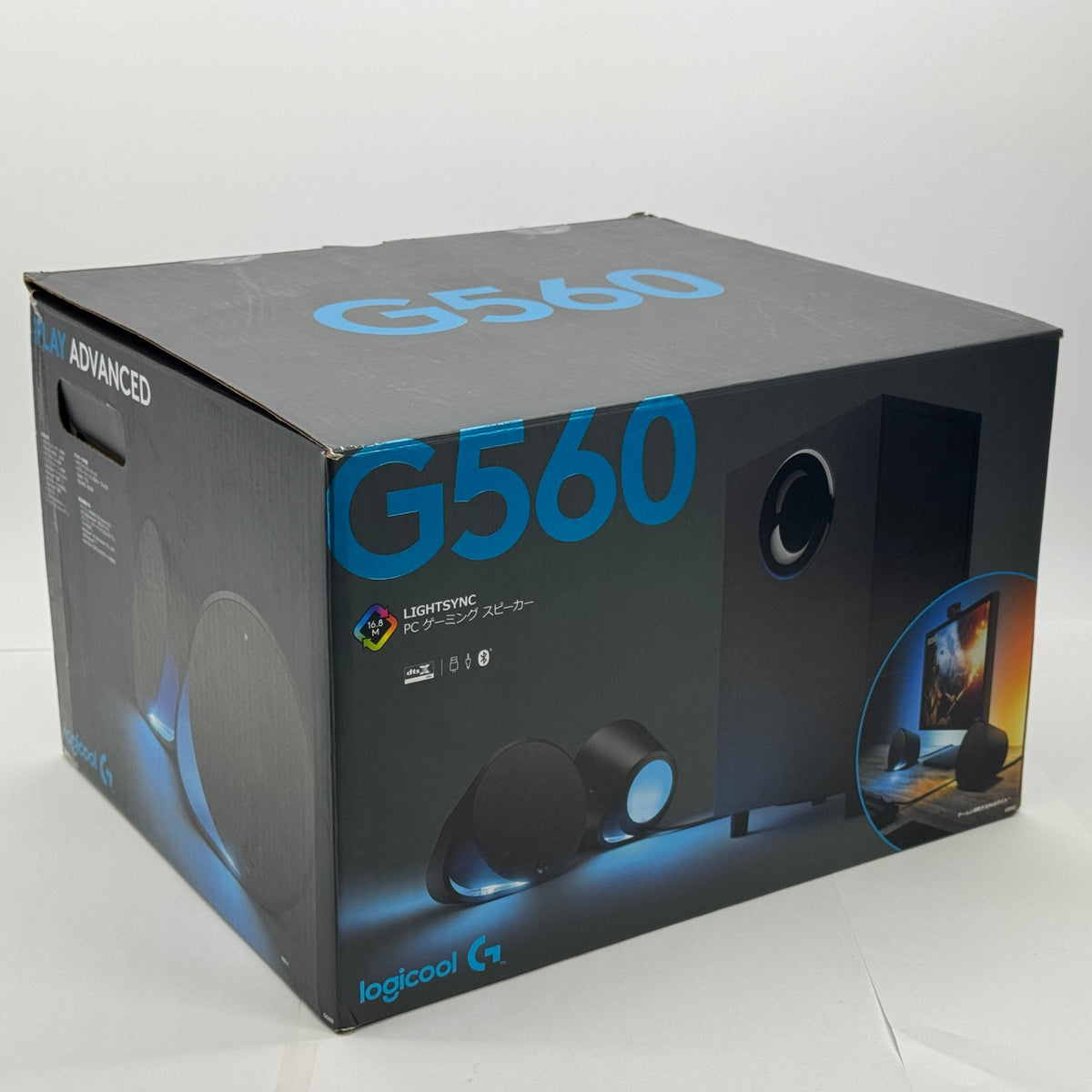 美品 Logicool G560 LIGHTSYNC ゲーミングスピーカー【C9156-140】
