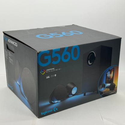 美品 Logicool G560 LIGHTSYNC ゲーミングスピーカー【C9156-140】