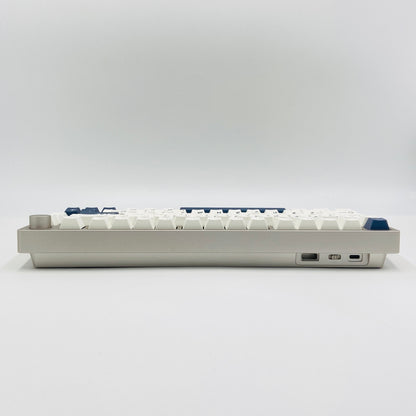 EPOMAKER P75 ワイヤレス アルミニウム メカニカルキーボード 柴藤花軸 【C7209-80】