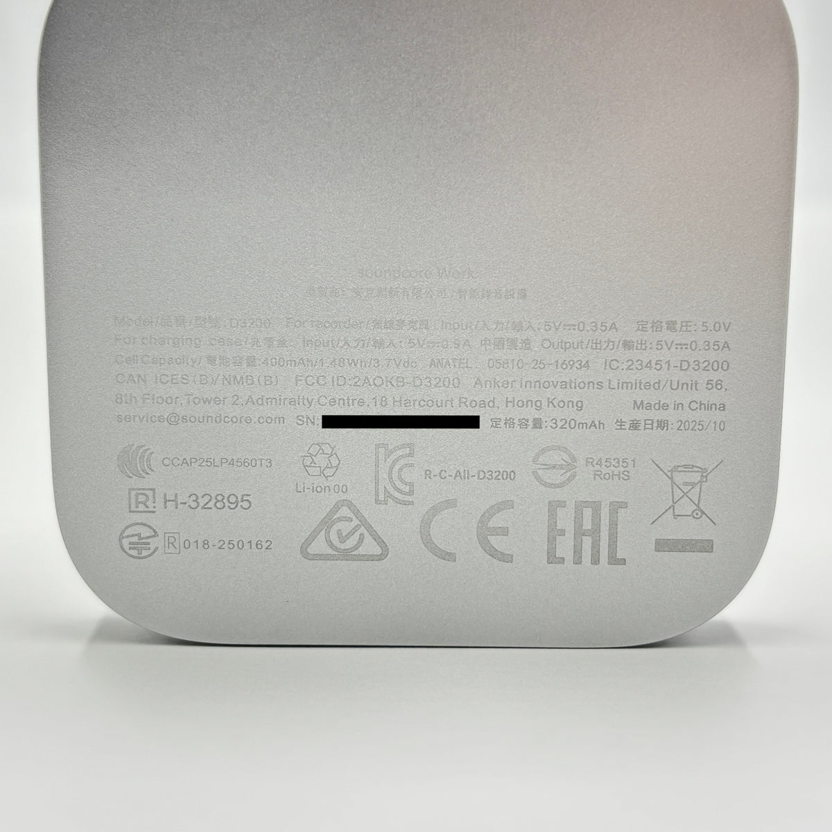 美品 Soundcore Work AIボイスレコーダー【C8726-60】