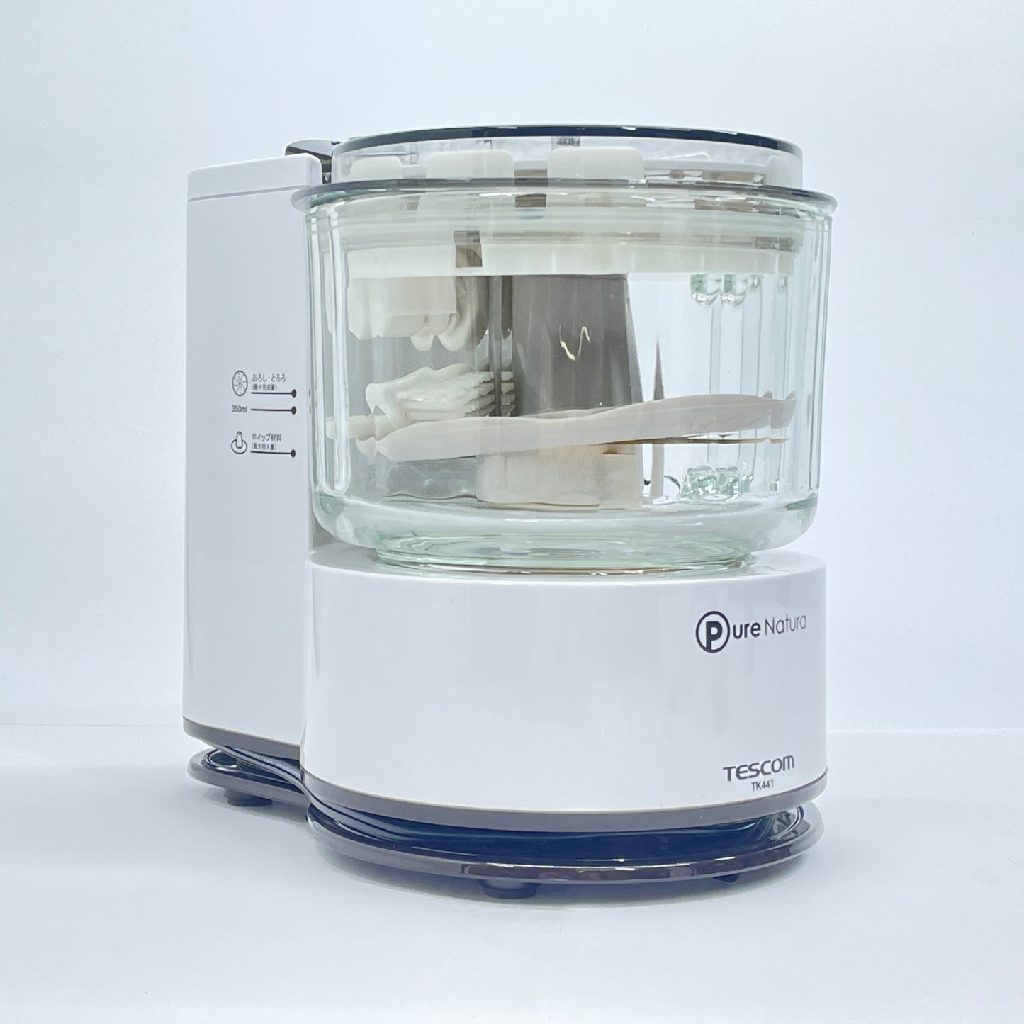 フードプロセッサー TESCOM Pure Natura TK441-W  【C5813-80】