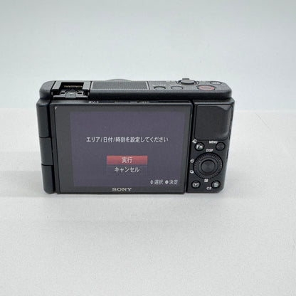 美品 SONY VLOGCAM ZV-1G シューティンググリップキット コンパクトデジタルカメラ ブラック  付属品あり【C6947-60】