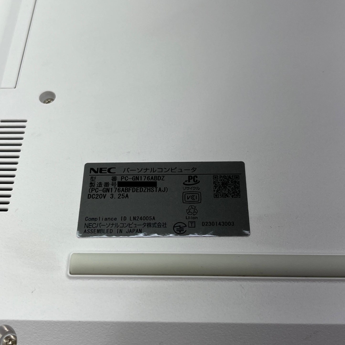 美品 LAVIE Direct N16 GN176A/BZ PC-GN176ABDZ i7-1255U 16GB SSD 256GB バッテリー最大容量96% サイクルカウント21回【C5662-80】